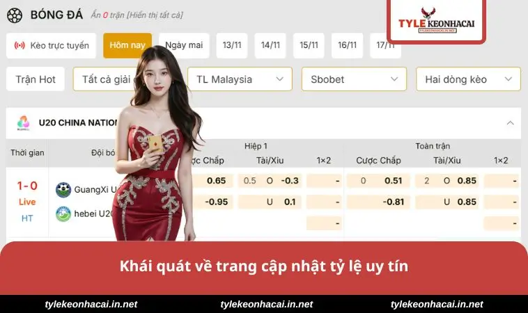 Khái quát về trang cập nhật tỷ lệ uy tín